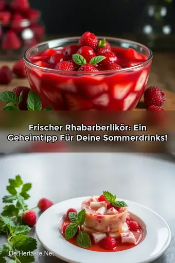 Frischer Rhabarberlikör: Ein Geheimtipp für Deine Sommerdrinks!