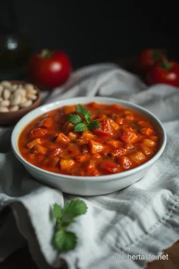 Hausgemachte Tomatensoße nach Omas Art presentation
