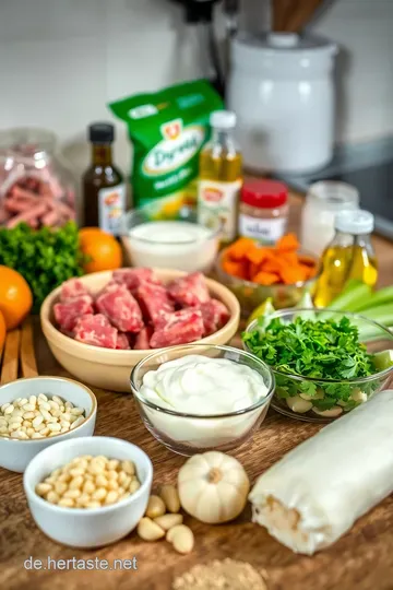 Hausgemachter Döner: Der Star von jedem Grillabend ingredients