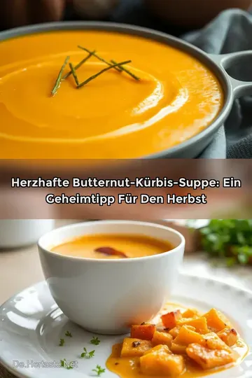Herzhafte Butternut-Kürbis-Suppe: Ein Geheimtipp für den Herbst