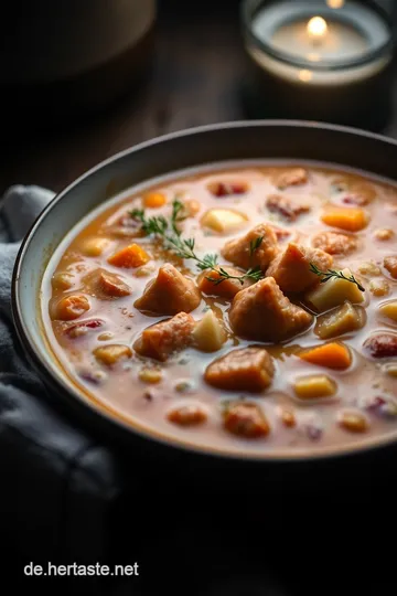 Herzhafte Hack Käse Lauch Suppe – Ein Genuss für die ganze Familie presentation