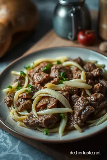 Herzhafte Hackfleisch-Weißkohl-Pfanne presentation