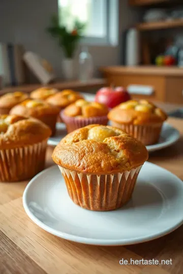 Herzhafte Vegane Apfel Muffins steps