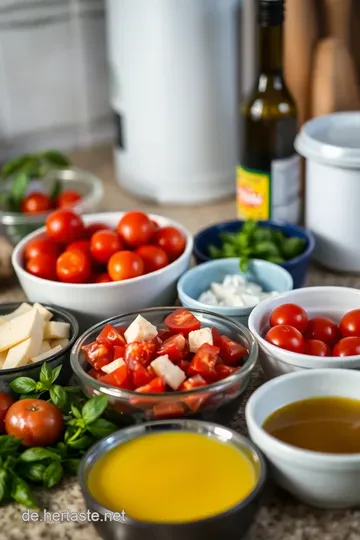 Herzhafter Aufstrich aus getrockneten Tomaten ingredients