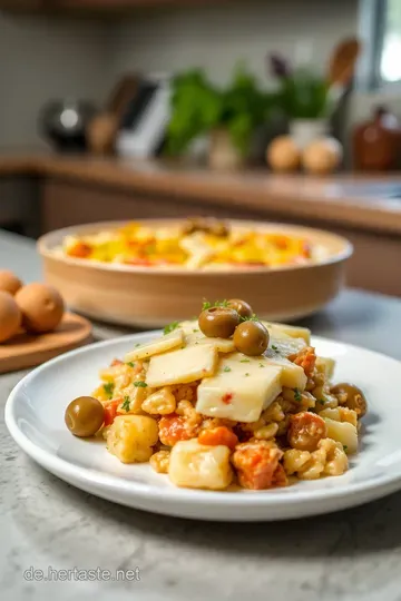Herzhafter Brokkoli Auflauf mit Käse und Kartoffeln steps