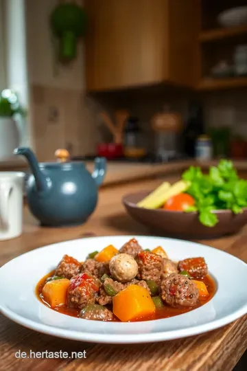 Hirschgulasch à la Heimat - Ein herzhaftes Wildgericht steps