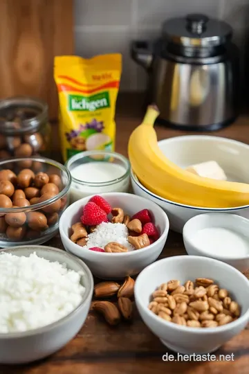 Hirsebrei mit Früchten und Nüssen - Der gesunde Frühstückstraum! ingredients