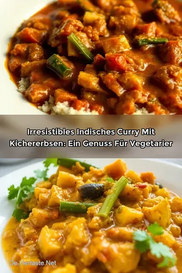 Irresistibles Indisches Curry mit Kichererbsen: Ein Genuss für Vegetarier