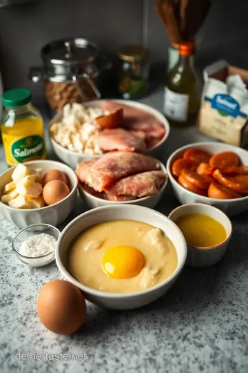 Jägerschnitzel mit Pilzrahmsauce: Ein herzhaftes Stück Deutschland ingredients