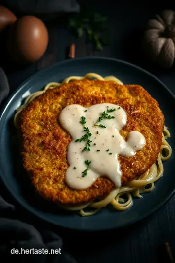 Jägerschnitzel mit Pilzrahmsauce: Ein herzhaftes Stück Deutschland presentation