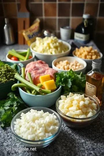 Kasslerbraten mit Sauerkraut und Kartoffelbrei ingredients