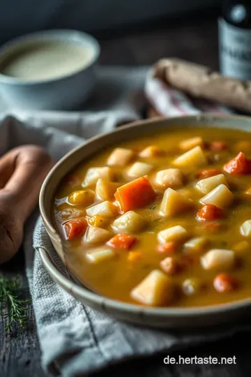 Klassische Zwiebelsuppe: Ein herzhaftes französisches Wohlfühlessen presentation