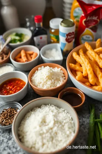 Knusprige Tempura Garnelen mit Asiasauce ingredients