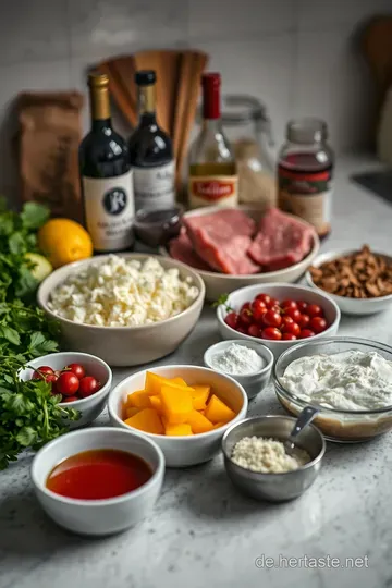 Köstliche Barbarie Entenbrust mit Himbeer-Sauce ingredients