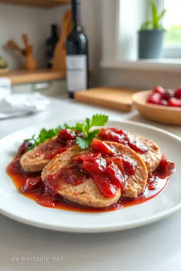 Köstliche Barbarie Entenbrust mit Himbeer-Sauce steps