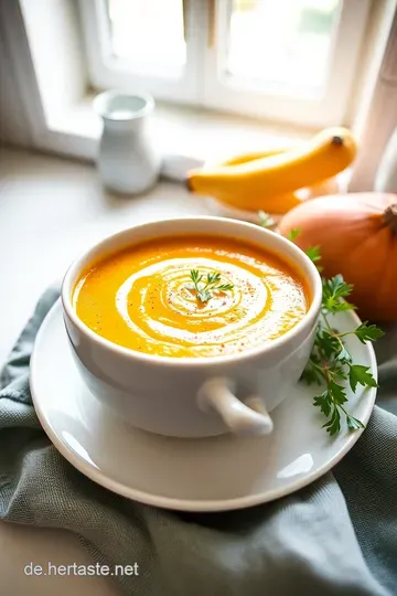 Köstliche Butternut-Kürbissuppe für die Herbstzeit steps