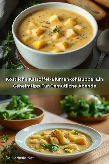 Köstliche Kartoffel-Blumenkohlsuppe: Ein Geheimtipp für gemütliche Abende