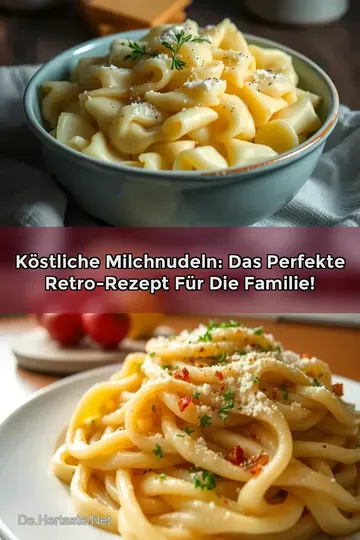 Köstliche Milchnudeln: Das perfekte Retro-Rezept für die Familie!