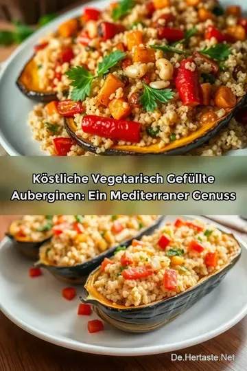 Köstliche Vegetarisch Gefüllte Auberginen: Ein Mediterraner Genuss