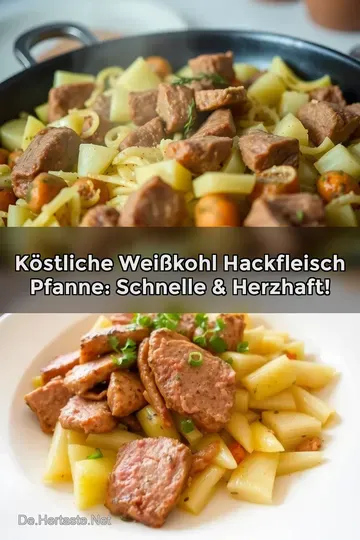 Köstliche Weißkohl Hackfleisch Pfanne: Schnelle & Herzhaft!