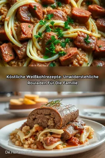 Köstliche Weißkohlrezepte: Unwiderstehliche Rouladen für die Familie