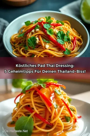 Köstliches Pad Thai Dressing: 5 Geheimtipps für deinen Thailand-Biss!