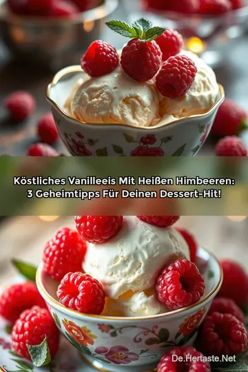 Köstliches Vanilleeis mit heißen Himbeeren: 3 Geheimtipps für deinen Dessert-Hit!