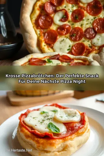 Krosse Pizzabrötchen: Der perfekte Snack für deine nächste Pizza Night