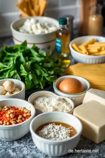 Lachsfilet auf Spinatnudeln – Ein Genuss aus der Nordsee ingredients