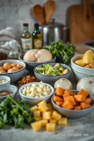 Langsam gebratene Lammkeule im Ofen – Ein Fest für die Sinne! ingredients