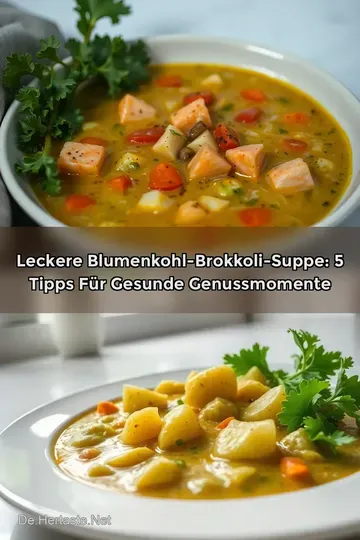 Leckere Blumenkohl-Brokkoli-Suppe: 5 Tipps für gesunde Genussmomente