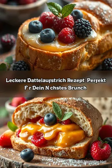 Leckere Dattelaufstrich Rezept: Perfekt für dein nächstes Brunch!