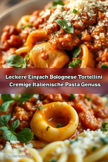 Leckere Einfach Bolognese Tortellini – Cremige Italienische Pasta Genuss