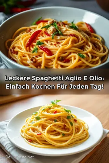 Leckere Spaghetti Aglio e Olio: Einfach kochen für jeden Tag!