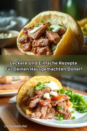 Leckere und einfache Rezepte für deinen Hausgemachten Döner!