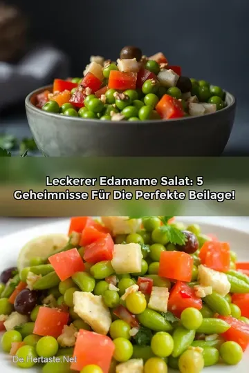 Leckerer Edamame Salat: 5 Geheimnisse für die perfekte Beilage!