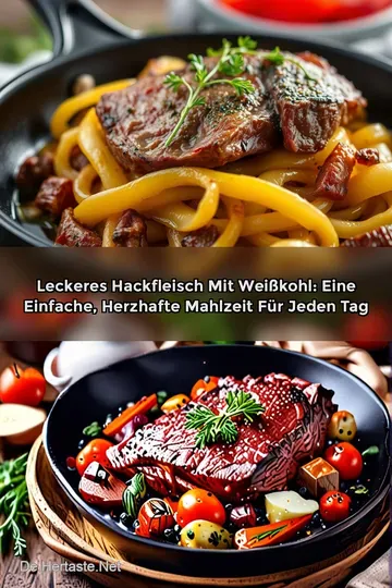 Leckeres Hackfleisch mit Weißkohl: Eine einfache herzhafte Mahlzeit für jeden Tag