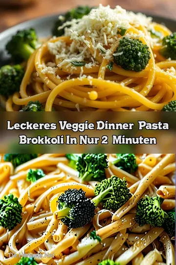 Leckeres Veggie Dinner: Pasta Brokkoli in nur 25 Minuten