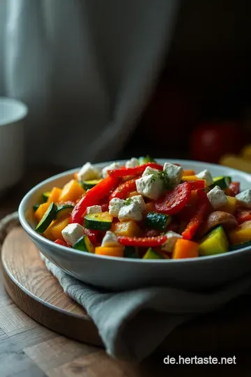 Ofengemüse mit Feta – Ein buntes Gemüsefest aus dem Ofen presentation