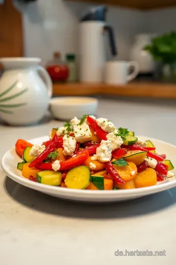 Ofengemüse mit Feta – Ein buntes Gemüsefest aus dem Ofen steps