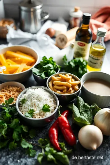 Pasta mit Brokkoli: Ein italienischer Klassiker mit einem grünen Twist ingredients