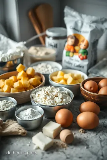 Perfekte Kartoffelknödel: Traditionelles Rezept für Gerichte mit Herz ingredients
