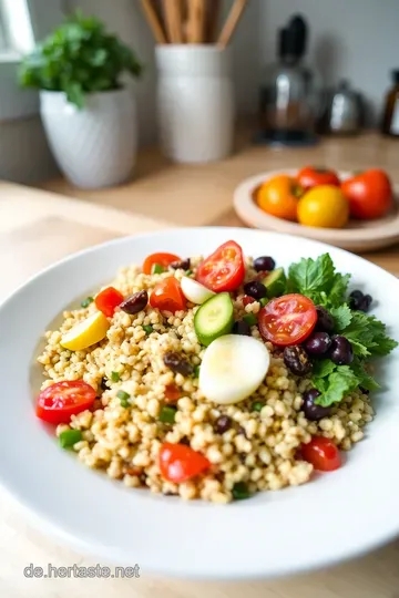 Quinoa-Gemüse-Bowl mit Avocado-Dressing steps