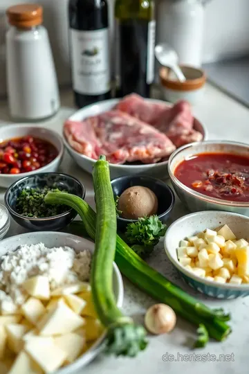Saftig gebratene Entenbrust mit Rotweinsauce ingredients