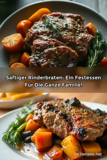Saftiger Rinderbraten: Ein Festessen für die ganze Familie!