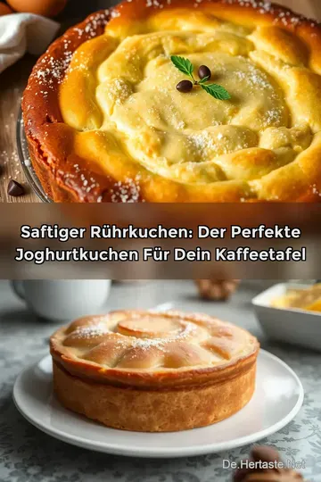 Saftiger Rührkuchen: Der perfekte Joghurtkuchen für dein Kaffeetafel
