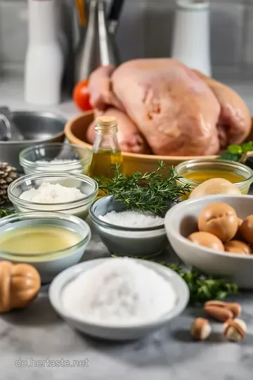 Saftiges Hähnchen im Backofen – Ein Klassiker der deutschen Küche ingredients