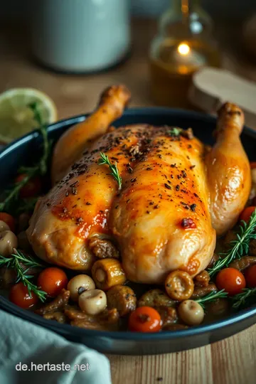 Saftiges Hähnchen im Backofen – Ein Klassiker der deutschen Küche presentation