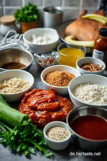 Saftiges Pulled Chicken – Zart und Würzig! ingredients