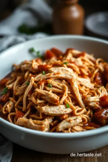 Saftiges Pulled Chicken – Zart und Würzig! presentation